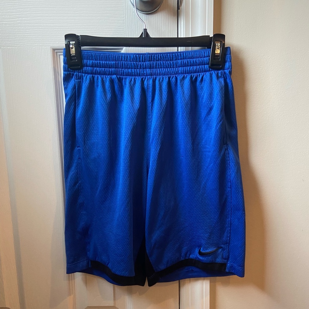 Boys Blue Nike Shorts YXL